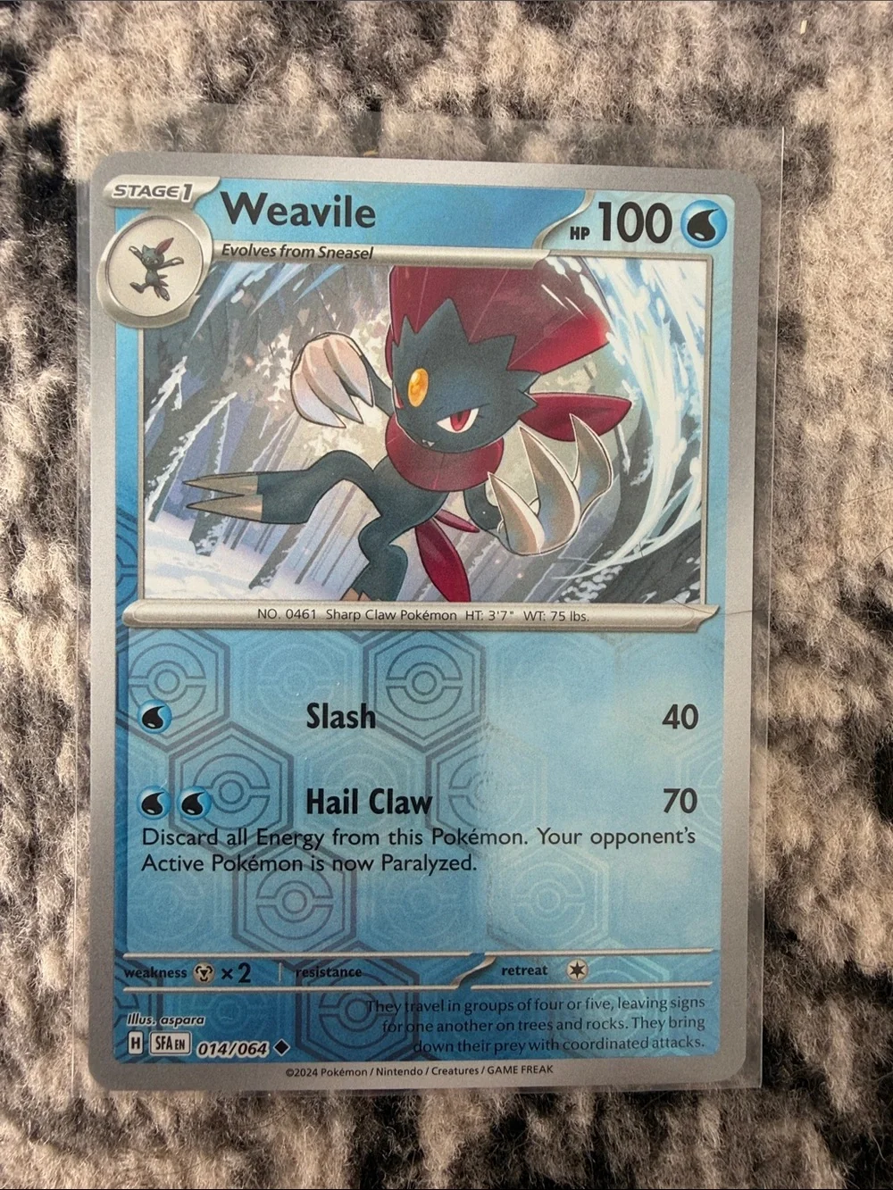 Sneasel Weavile Evolution Lot 5 Cards | Reverse Holo | ✨5/$25✨